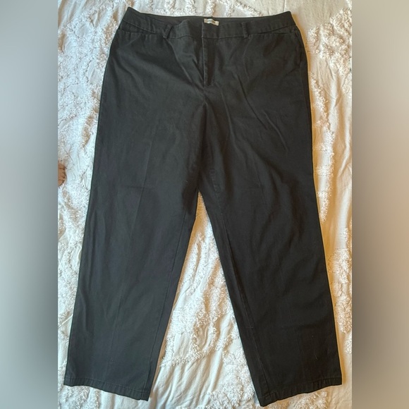 Dockers Women's Black Trousers size 16S A37 - Picture 6 of 7